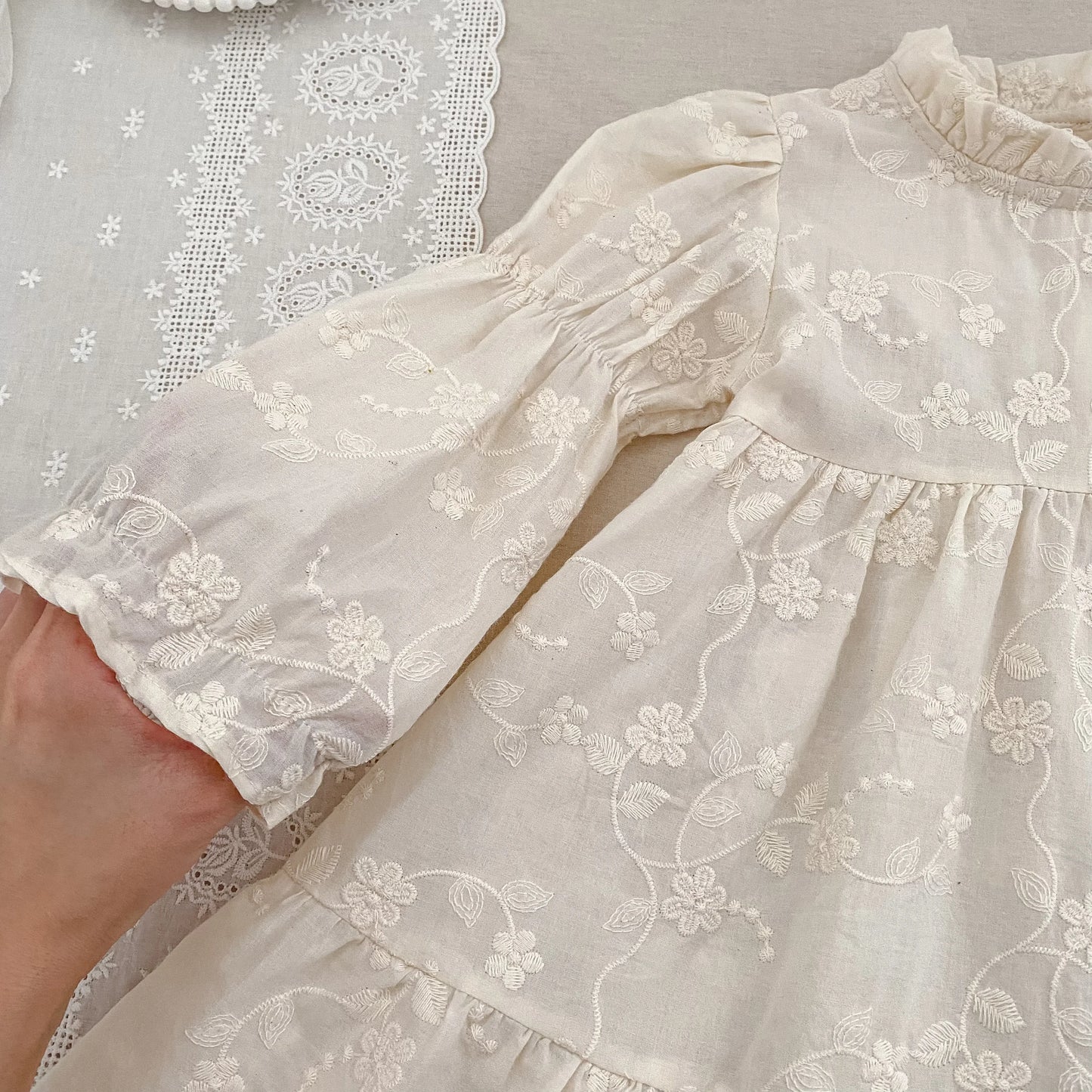 Nouvelle robe de sœur automne 0-6 ans, robe de soirée pour fille, barboteuse brodée pour bébé fille, robe de princesse en coton pour enfants, fête d'anniversaire de sœur