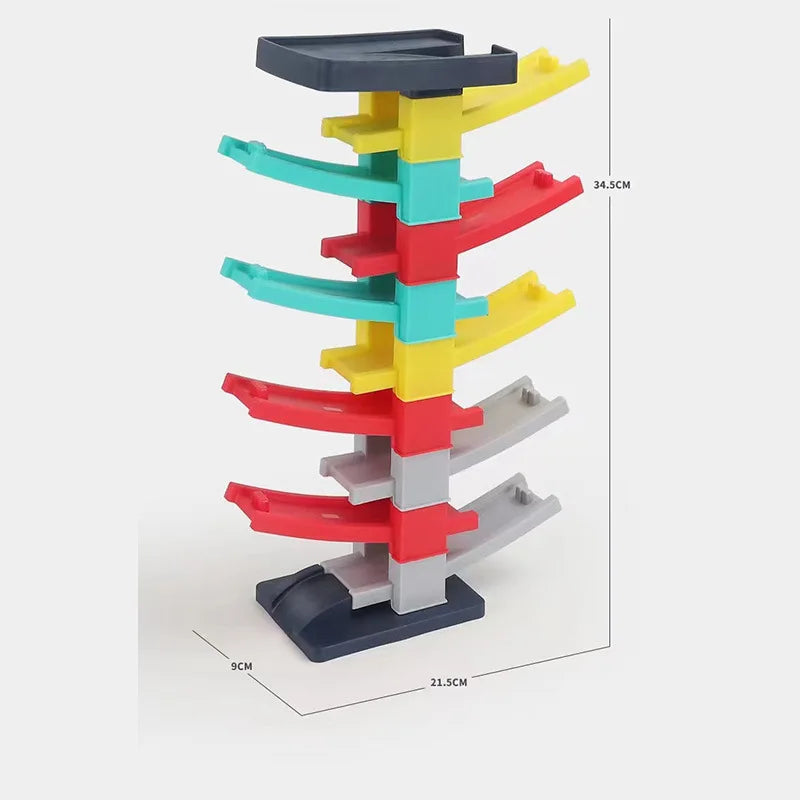 Race Track Car Ramp Toy Educational Game For Boys Children Racing Gliding Track Toys Puzzle Gliding Rail Car Park Toy