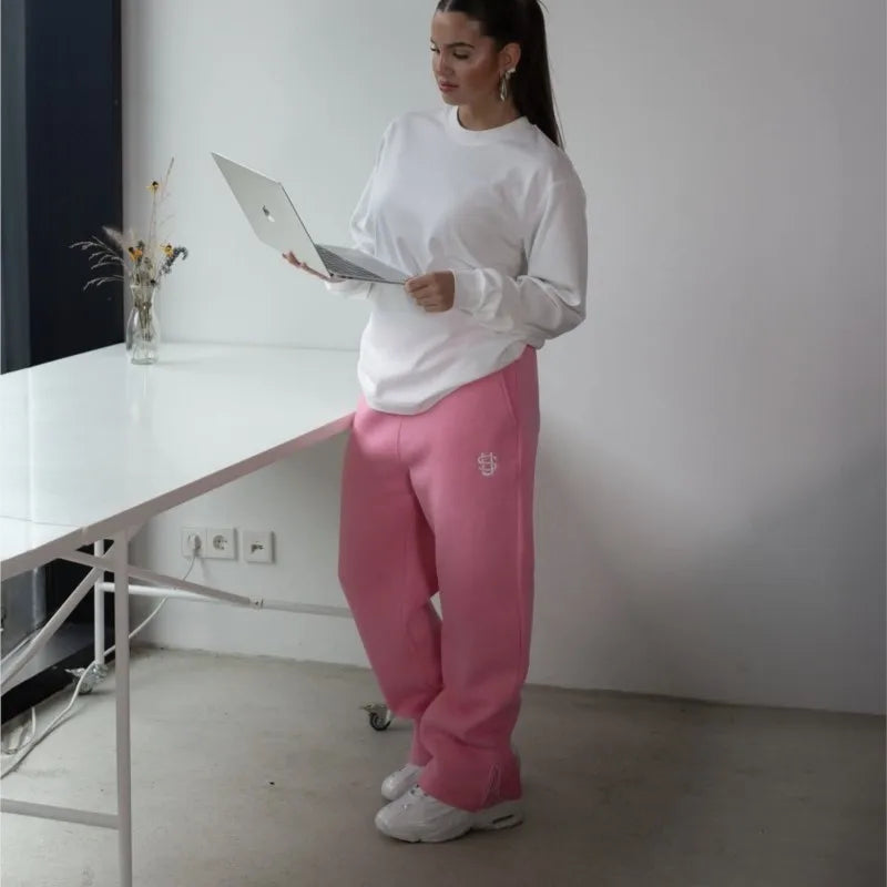Embroidery Men Pants 2025 Autumn Winter hip-hop Casual Climbing Joggers Sweatpants New Fashion Hombre wide-leg Trousers Unisex