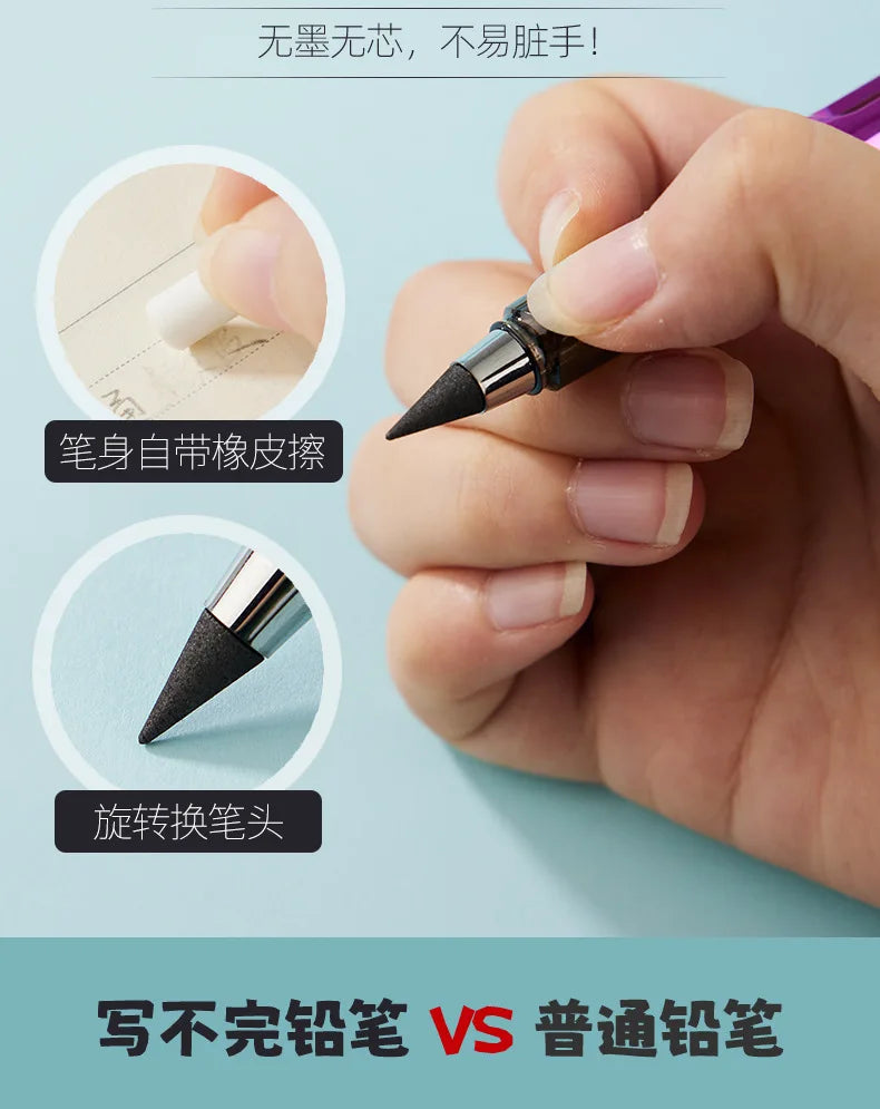 Unbegrenzter Schreibstift Unendliche Bleistifte Ewigkeit Ohne Anspitzen Ohne Tinte Kawaii Unbegrenzter Stift Kunstbedarf Schulbedarf