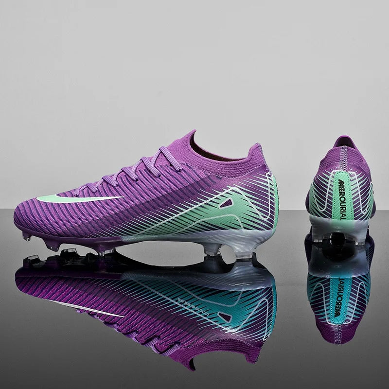 Nouvelles chaussures de football d'extérieur pour hommes Crampons de football Match Entraînement TF/FG Gazon Cheville Crampons longs Sport Haute qualité à succès