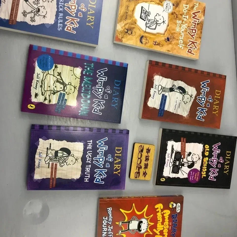 Komplettes Set 16 Bücher Gregs Tagebuch Englisches Buch Gregs Tagebuch Box Kinder Belletristik Bücher