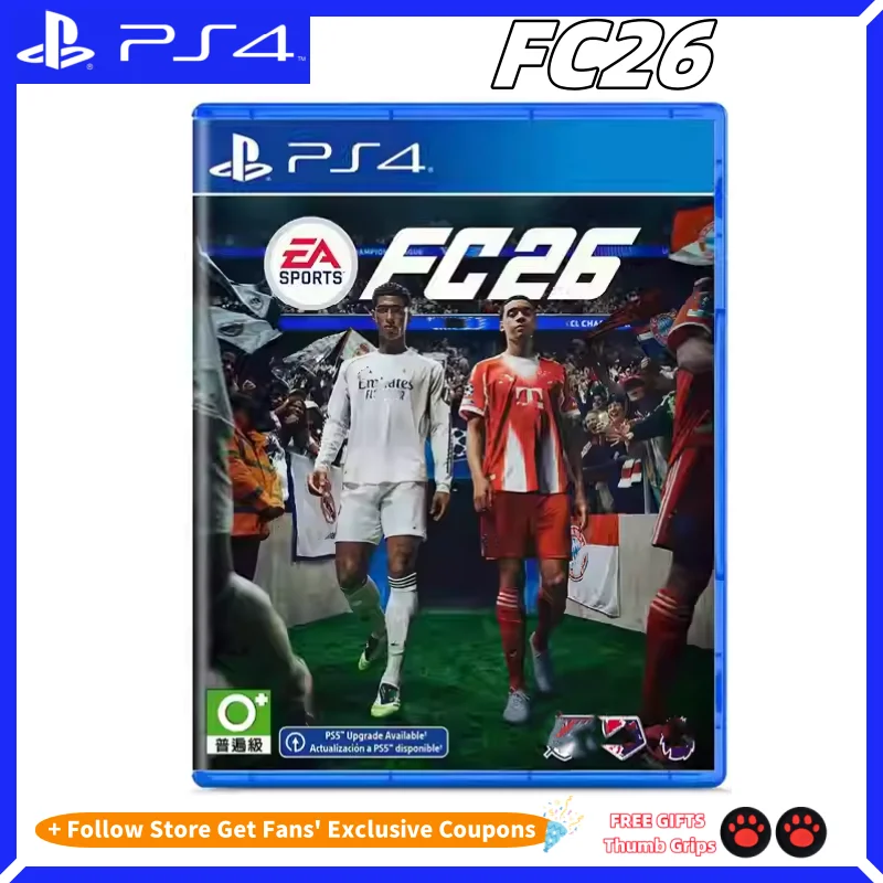 2025 PS4 Nouveau Jeu CD FC26 Sony Playstation 4 Disque de Jeu Carte Playstation4 PS4 FC26