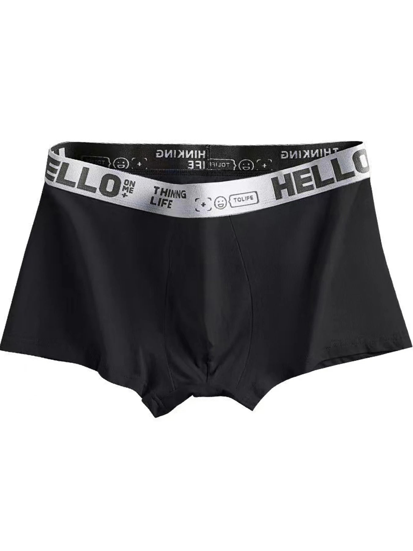 10 Piece Set Of Random Men's Solid Color Underwear, Comfortable, Breathable, Personalized Boxer Shorts, Men's Sports Underwear