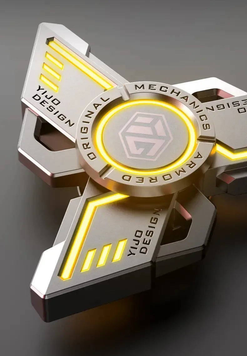 Antistress EDC Leuchtende Fidget Spinner Legierung Metall Hand Spinner Nachleuchtender Kreisel Stressabbau Spielzeug Für Erwachsene Kinder Spielzeug