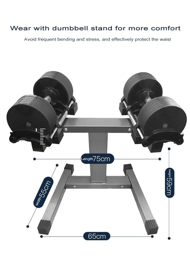 Ensemble d'haltères ronds ajustables, deuxième génération, augmentation de 2 kg, 24 kg, 36 kg, Fitness, Nouvelle mise à niveau
