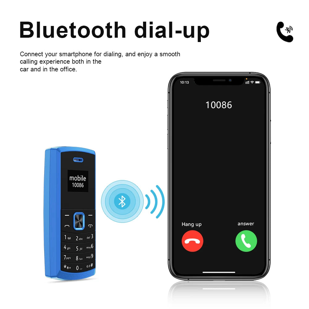 SERVO BM01 Mini Handy Magische Stimme Kurzwahl Bluetooth-Einwahl Anrufaufnahme 2 SIM Standby 2G GSM Kleines Ersatzhandy