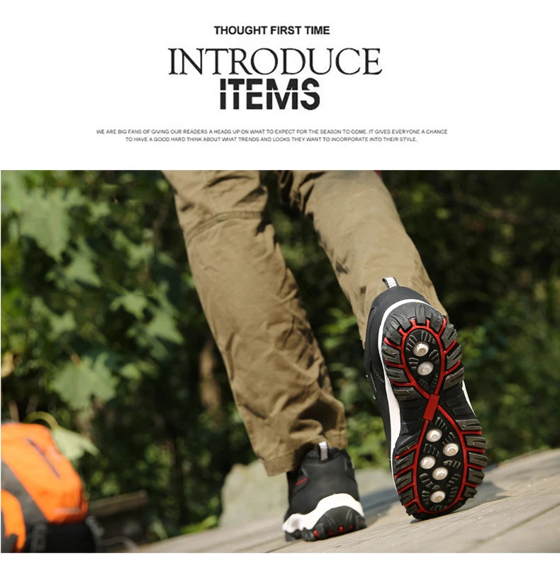 Chaussures de Randonnée pour Homme Camping Course Marche Jogging Baskets Bottes Imperméables Antidérapantes Chaussures de Sport Zapatos Hombre