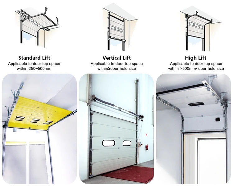 Porte de garage Edgydoor : Panneaux en mousse 8x7 pieds avec fenêtres en verre trempé - Meilleure vente résidentielle de 2025