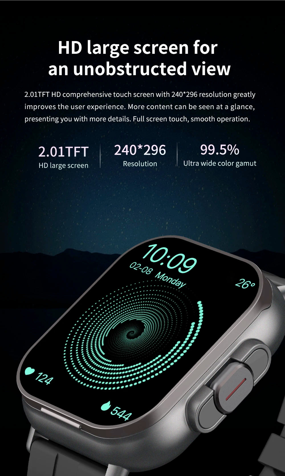TWS Earphone Smartwatch 2.01" Headset 2-in-1 Smartwatch BT-Anruf Bluetooth Kopfhörer Uhren Herzfrequenz Sport Fitness Armband