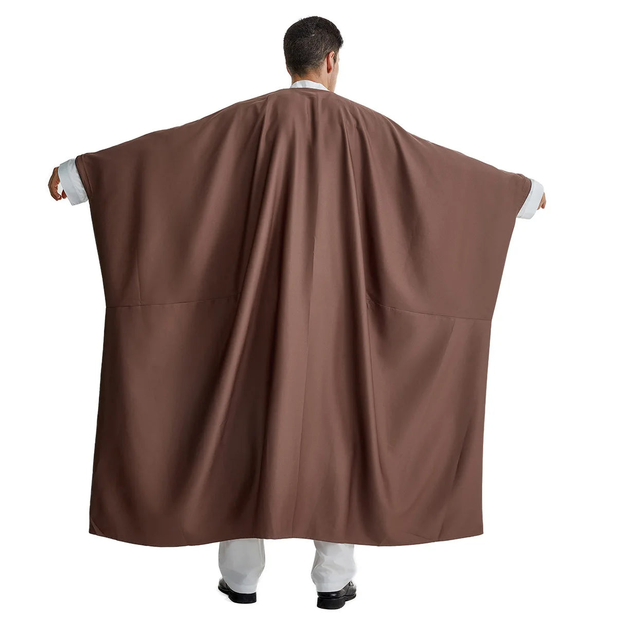 Ramadan Djellaba Eid Abayas Gebets-Kaftan Herren Muslimischer offener Abaya Türkei Arabischer Cardigan Robe Marokko Jubba Thobe Islam Dishdasha