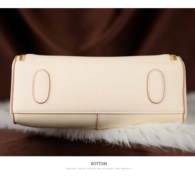 FOXER Spaltleder Damen Umhängetasche Elegante Handtasche 2026 Neue Große Damen Tragetasche Luxuriöse Designer Umhängetasche