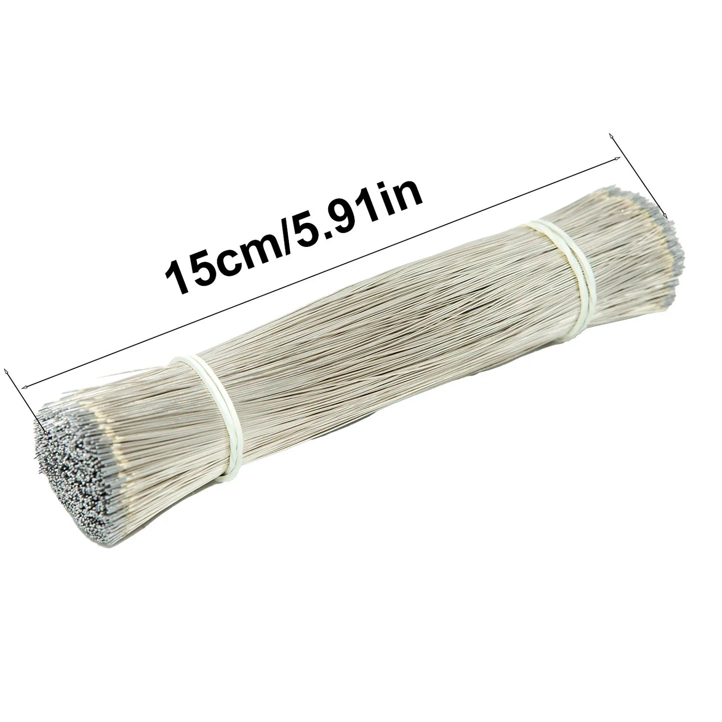 200PCS Fil de soudure LED néon couleur argent, fil émaillé, connecteur central pour soudure de lampe néon 12V/24V
