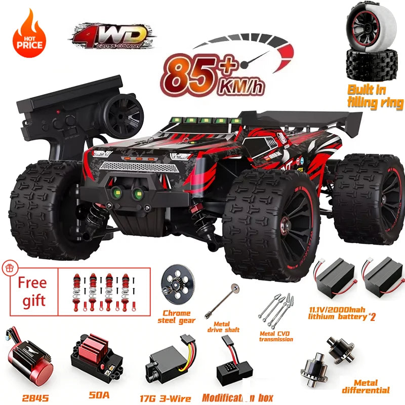 SG116MAX SCY9522 1:16 High Speed Drift Racing 80KM/H Brushless Motor 4WD 9522PRO 50KM/H RC Car Off Road Car Toys For Kid Gift