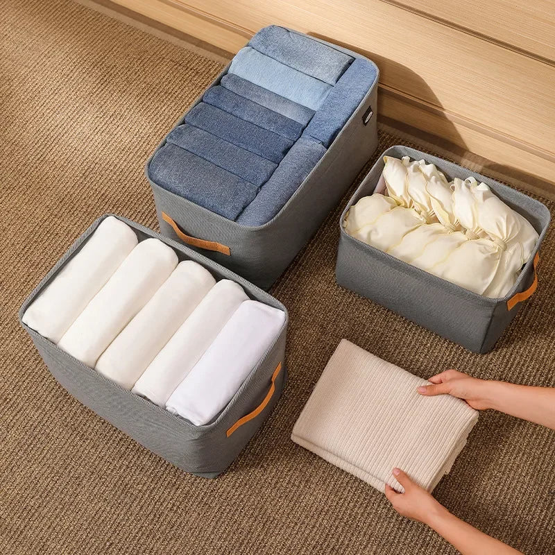 Verdicken Kleidung Organizer Hosen Pullover Aufbewahrungsschränke Schubladen Organizer Jeans Aufbewahrungsbox Kleiderschrank Kleidung Aufbewahrungsorganisatoren