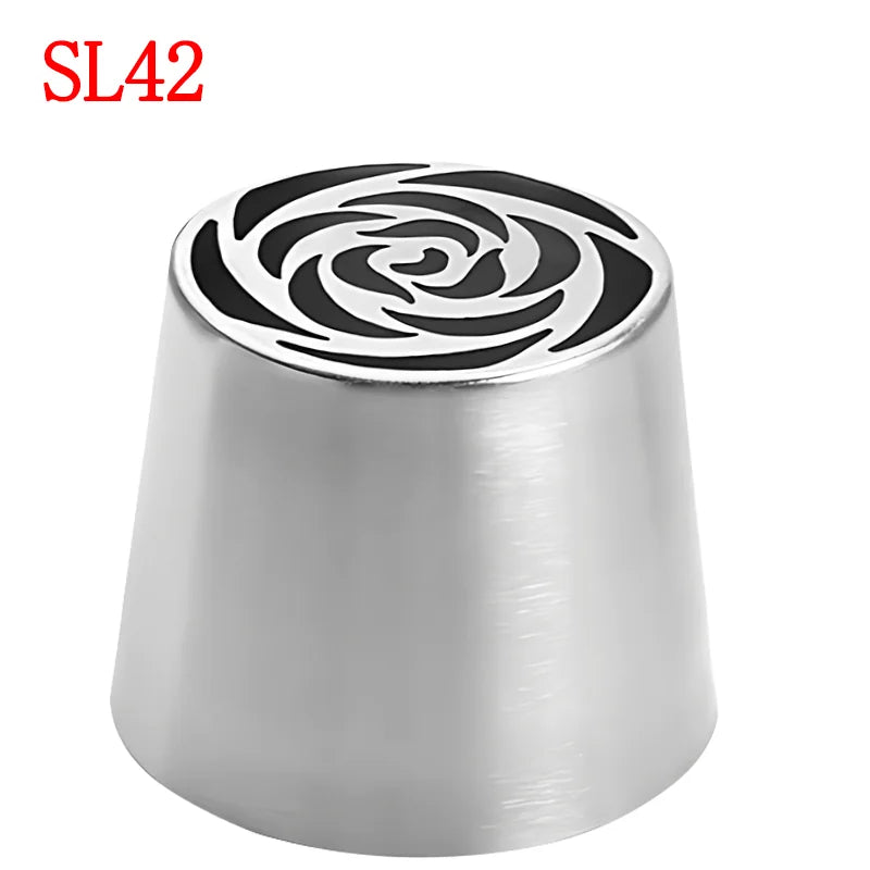 Stainless Steel Russian Framing Nozzle DIY Pastry Cream Decorating Nozzle Kitchen Baking Tools Framing Tools