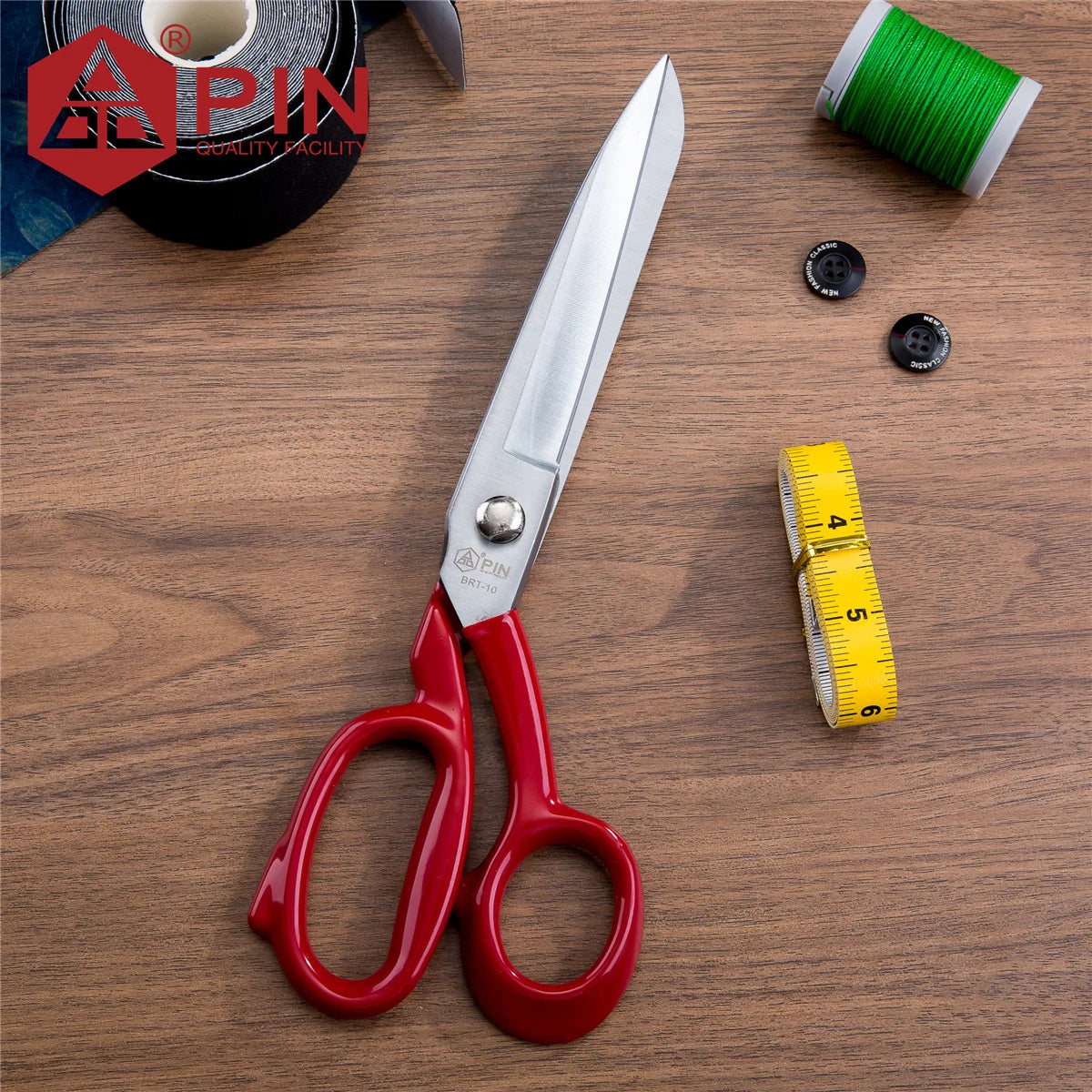PIN Ultra Sharp Stoffschere 8" 10" 12", robuste Edelstahlschere für Nähen, Leder & allgemeine Schneidearbeiten
