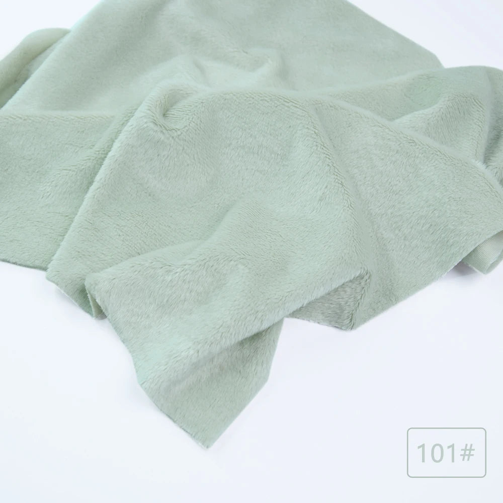 5mm plush fabric sales non elastic 45x50cm short hair plush fabric artificial fur polyester fiber DIY plush mink fabric