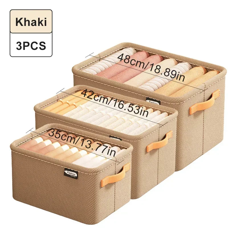 Verdicken Kleidung Organizer Hosen Pullover Aufbewahrungsschränke Schubladen Organizer Jeans Aufbewahrungsbox Kleiderschrank Kleidung Aufbewahrungsorganisatoren