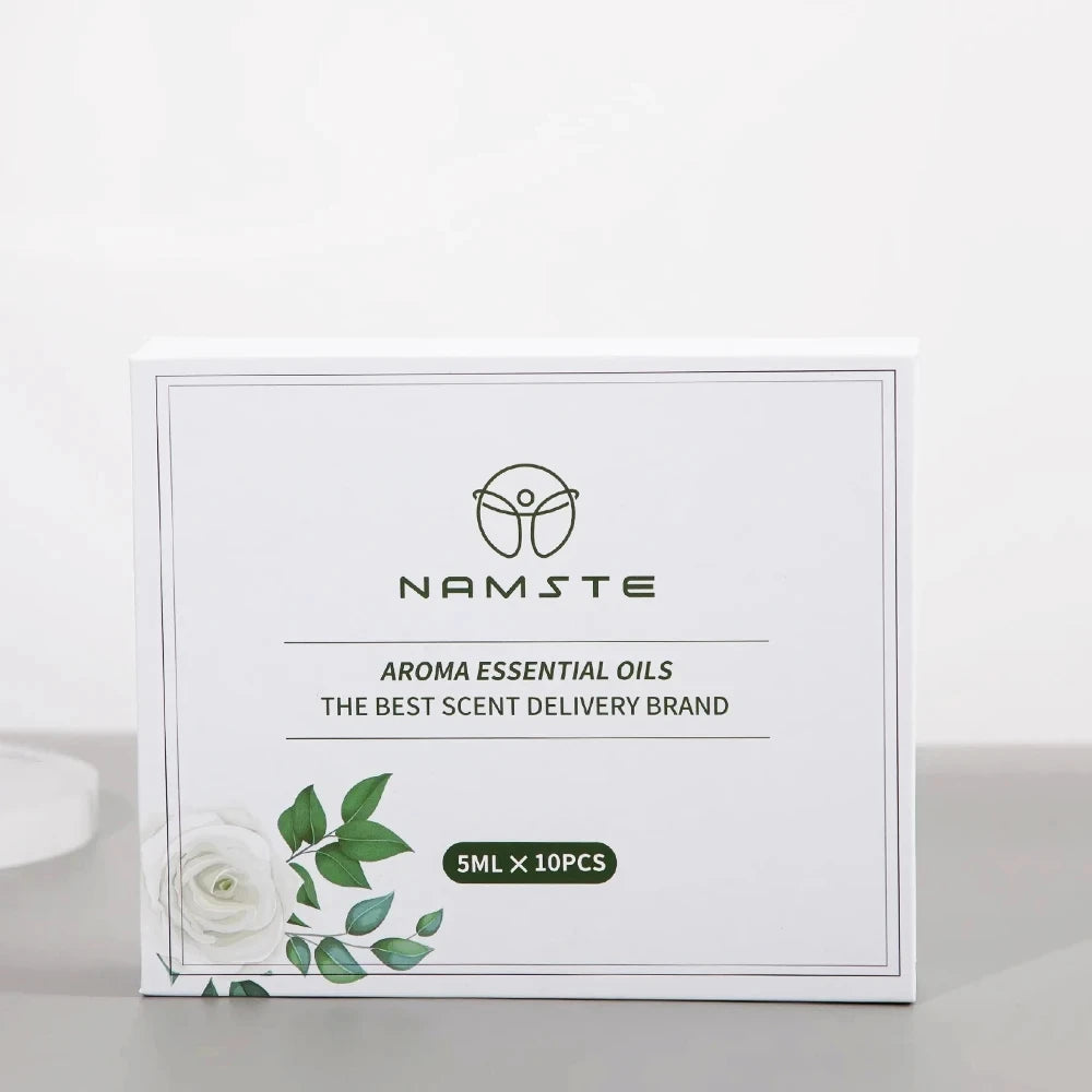 NAMSTE 5ML x 10 Hotel Perfume Essential Sets Oil Samples Set 100% PURE For Home Electric Aroma Diffuser Machine Air Humidifier