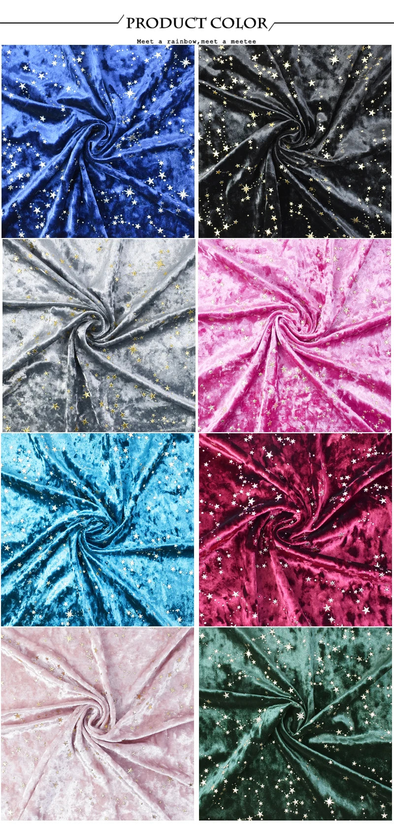 Meetee 45*145cm 90x145cm Polyester-Elasthan-Stoff für Bekleidung Kleiderstoffe DIY Elastischer Samtstoff Nähzubehör