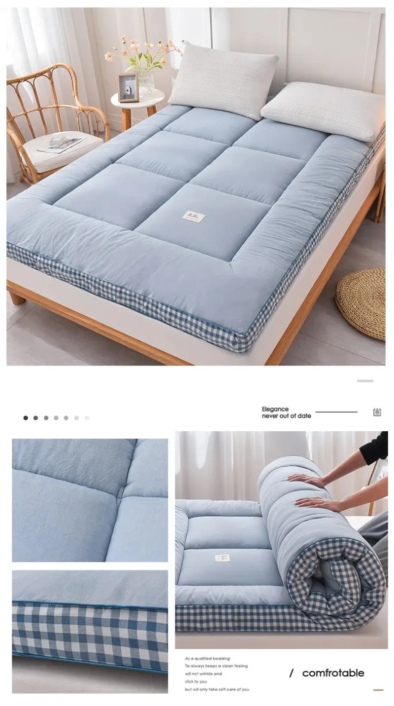 Thickened 3D Mattress Foldable Soft Tatami Cushion 90/100/120/150/180/200cm Non-slip Bed Pad for Home Bedroom Dormitory Student