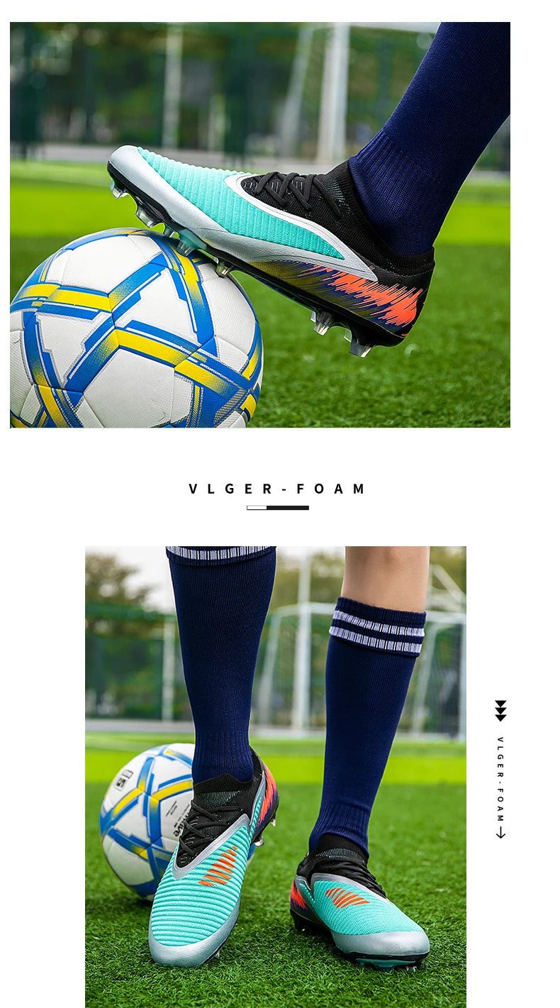 FG Herren Fußballschuhe Hochwertige Turf-Fußballschuhe für Sneaker-Training Fußballstiefel Chuteira Campo 35-45