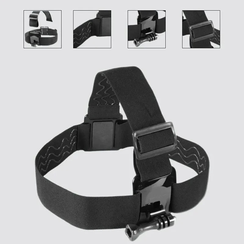 Support de téléphone pour casque, vidéo à la première personne, serre-tête pour téléphone, smartphone, caméra d'action