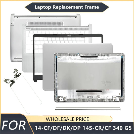 NEU für HP 14-CF 14-DF 14-DK 14-DP 14S-CR 14S-CF 340 G5 Laptop LCD-Rückabdeckung Displayrahmen Handballenauflage Bodengehäuse Tastatur