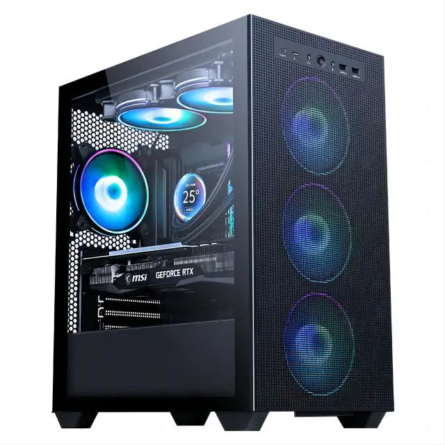 AOTESIER 5 9400 F RX580 PC Gamer Complet Pas Cher, Ensemble d'équipement Informatique Personnalisé, Ordinateurs de Bureau Préassemblés, Vente en Gros, Assemblage PC Gamer de Bureau