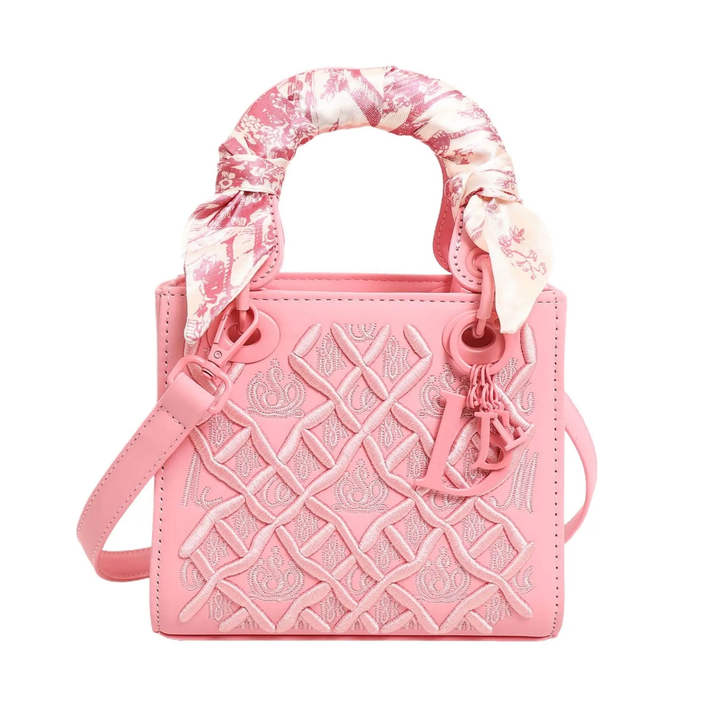 Sac Princesse Diana brodé à la main Guofeng Heavy Industry pour femmes, Sac bandoulière de luxe léger haut de gamme, Nouveau style 2025