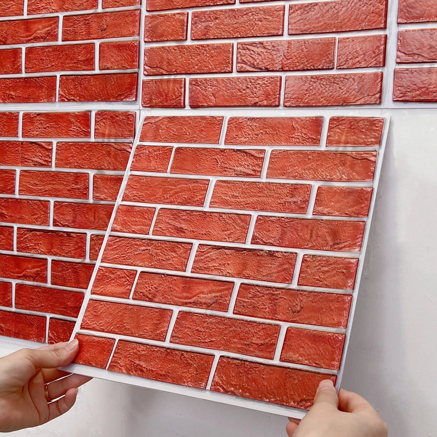 10/20Pcs Peel and Stick Tile Backsplash Thicker Design Marble Tiles 12"X12" Stick on Backsplash Self Adhesive Tiles for Any Room