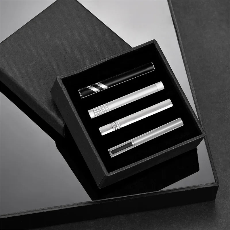 Pince à Cravate Minimaliste Pour Homme Pince à Cravate Pour Chemise Homme Boîte Cadeau Fête Professionnel Bijoux Boutons De Manchette Homme Luxe Avocat Mode Homme
