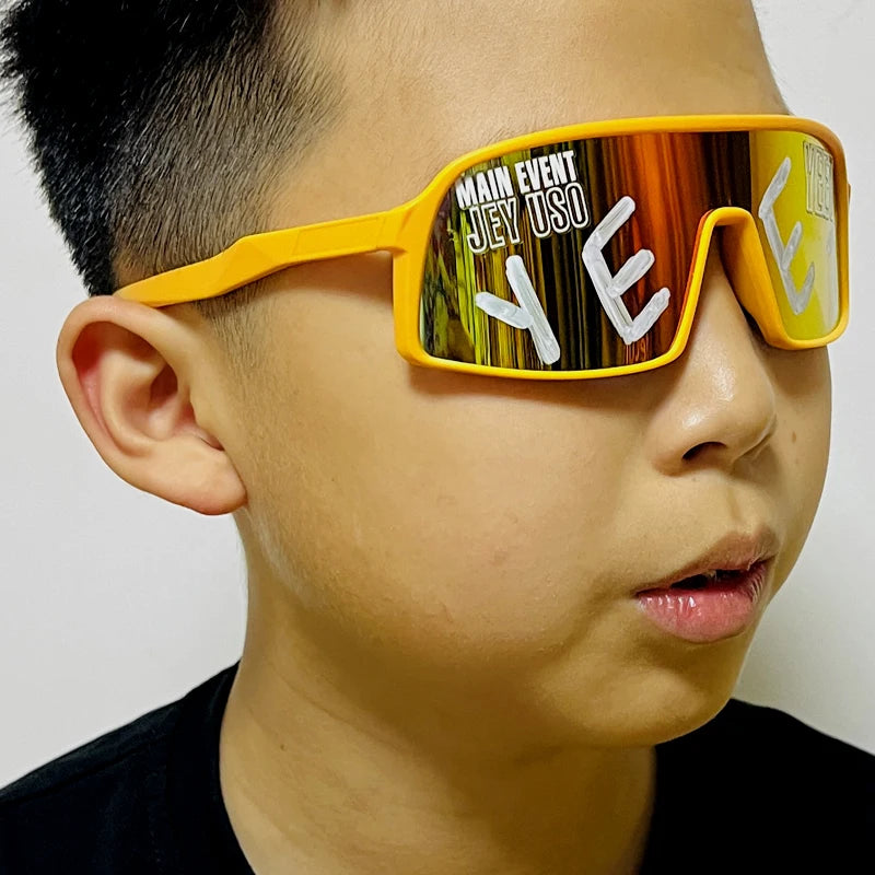 Jey Uso Yeet Sport Sonnenbrillen Kinder Brillen Blue Bloodline USOS Seltene Farben Sonnenbrille Eyewear Geschenk