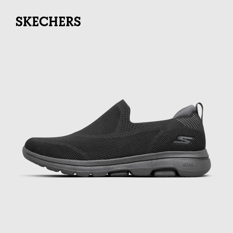 Chaussures Skechers pour Homme Série GO WALK Chaussures de Marche Décontractées à Enfiler Respirantes Légères Faciles à Enfiler et à Retirer Mocassins Nouveaux pour Homme