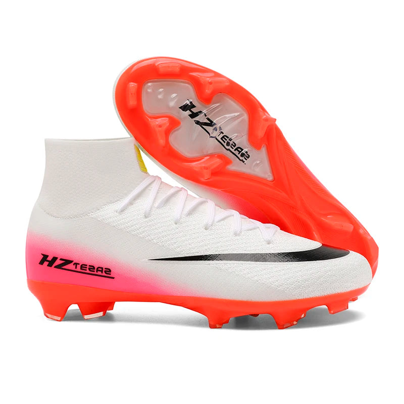 Neue hochwertige Herren Fußballschuhe TF/FG Trainingsfußballschuhe Ultraleichte rutschfeste Turf-Fußballschuhe Chuteira Campo