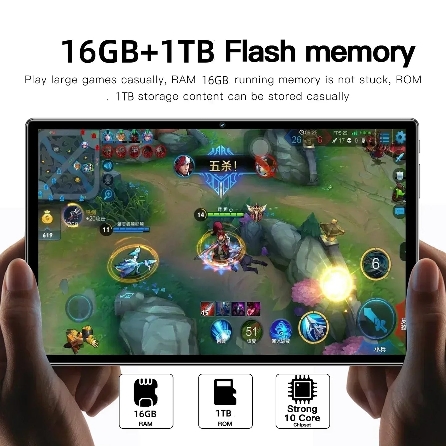 2025 Neues Original Globales Tablet Android 14 Pad 15 Pro 22 GB + 2 TB Snapdragon Gen2 Tablet 5G Dual SIM Karte WIFI HD 4K Mi Tablet