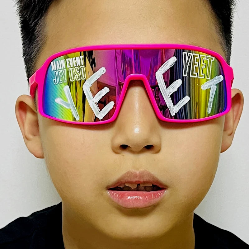 Jey Uso Yeet Sport Sonnenbrillen Kinder Brillen Blue Bloodline USOS Seltene Farben Sonnenbrille Eyewear Geschenk