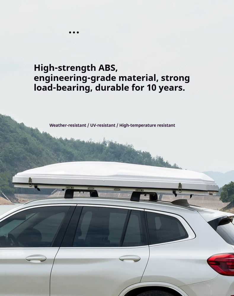 Durable Automatic Foldable Hard Top Roof Tent - For Sedan, SUV, Off-Road, Pickup & Outdoor Camping Self-Driving