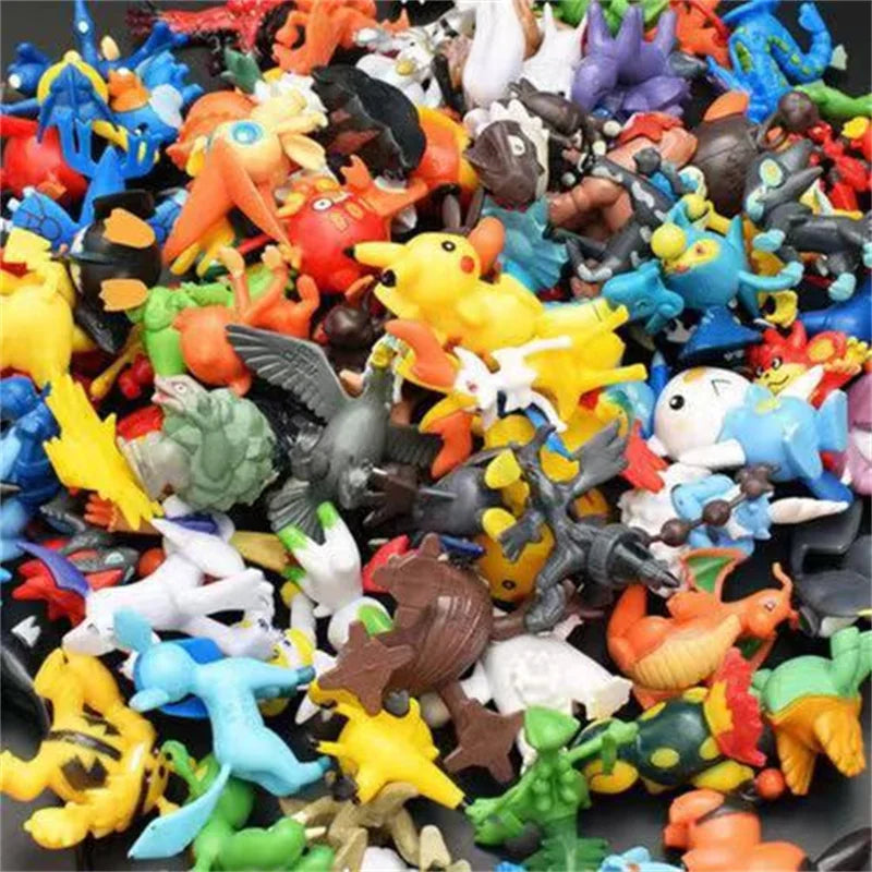 3-144 PCS Figure set Gift Box Christmas Gift Action Toys Genuine  Anime Figure Pokemon Toys For Children