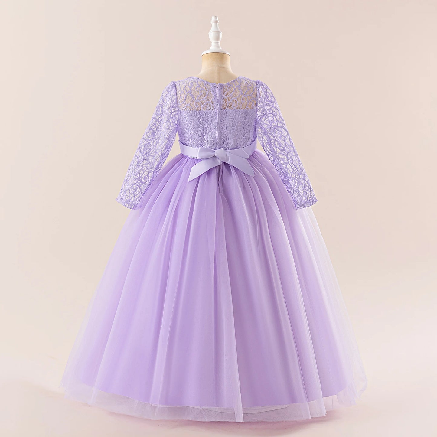 Robes de baptême, de demoiselle d'honneur, de fête pour filles, élégantes robes de princesse en tulle pour mariage, anniversaire, première communion, robes de bal