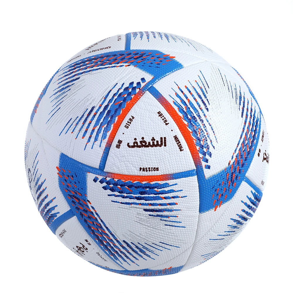 Ballon de football de haute qualité 2022, taille officielle 5, en PU, sans coutures, résistant à l'usure, pour match et entraînement, Futbol Voetbal Bola