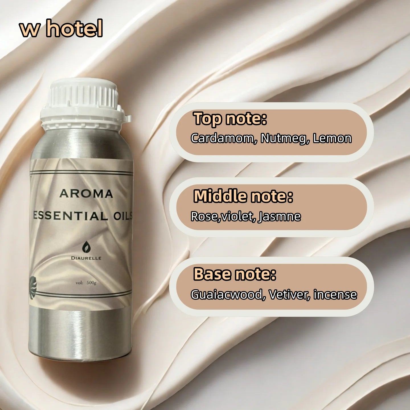 Huile Essentielle Parfumée Grande Marque Hôtel France 500ML Diffuseur de Parfum Machine Purificateur d'Air Huile Essentielle Végétale Pure pour Hôtel