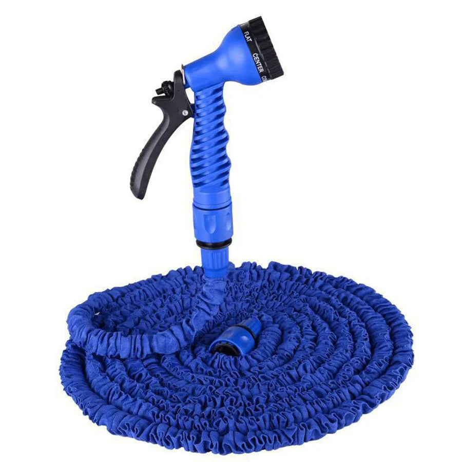 Tuyau magique extensible 25FT-200FT Conception légère Pistolet à 7 fonctions de pulvérisation d'eau Matériaux durables Outils d'arrosage pour la maison et le jardin