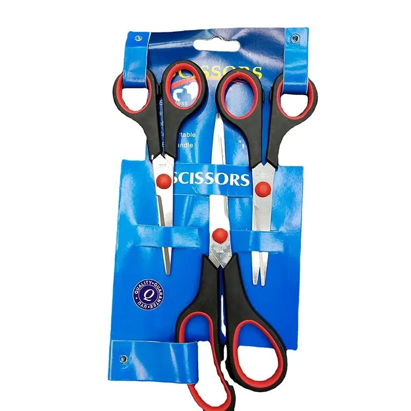 3 Pièces/Lot Ciseaux de couture Ciseaux de tailleur Ciseaux multi-usages en acier inoxydable pour le bureau, l'école, la couture, les fournitures artisanales en tissu