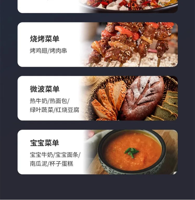 220V Midea Inverter Microwave Oven Convection Oven Combo 1st Energy Efficiency Light Wave Oven WDC