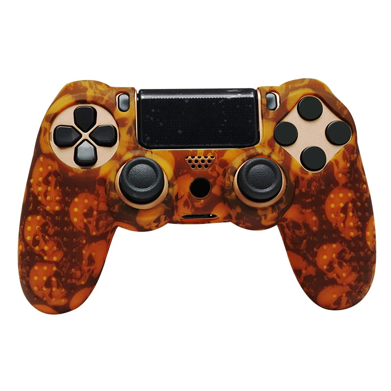 Coque de protection antidérapante en silicone souple pour manette SONY Playstation 4 PS4, compatible avec les gamepads PS4 Pro Slim