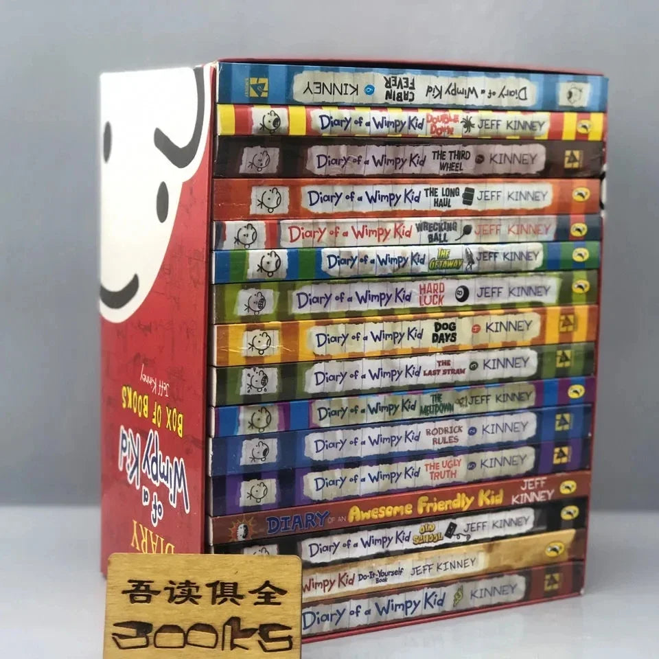 Komplettes Set 16 Bücher Gregs Tagebuch Englisches Buch Gregs Tagebuch Box Kinder Belletristik Bücher