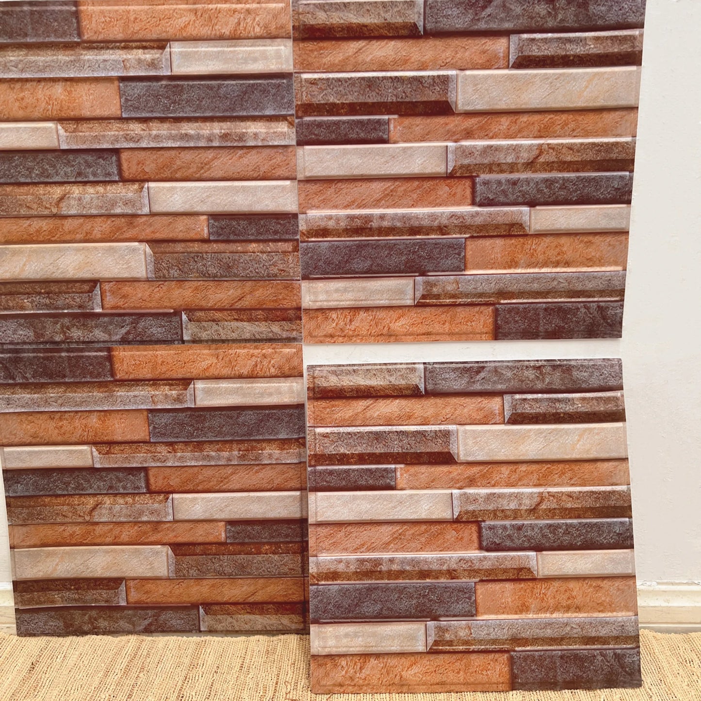 10/20Pcs Peel and Stick Tile Backsplash Thicker Design Marble Tiles 12"X12" Stick on Backsplash Self Adhesive Tiles for Any Room
