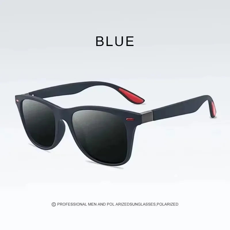 Fashion Vintage Square Polarized Sunglasses Classic Driving Fishing Brand Designer Sun Glasses Man Retro Shades UV400 Eyewear